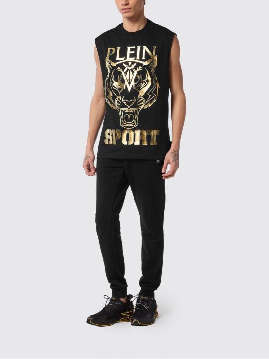26SS 플레인스포츠 반팔 티셔츠 AADCMTK7947STE001N 02 Black - PLEIN SPORT