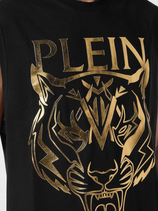 26SS 플레인스포츠 반팔 티셔츠 AADCMTK7947STE001N 02 Black - PLEIN SPORT