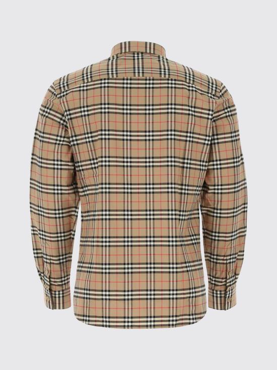 26SS 버버리 빈티지 체크 코튼 셔츠 8020966 Brown - BURBERRY