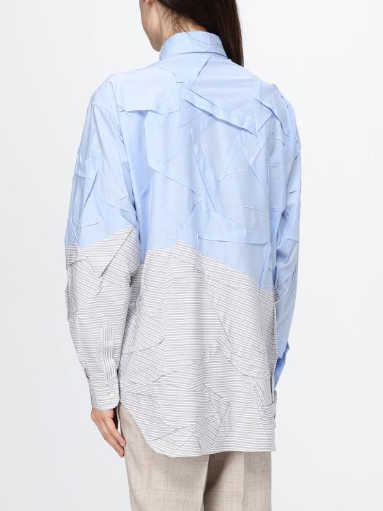 26SS 모스키노 셔츠 02230431 2293 Gnawed Blue - MOSCHINO