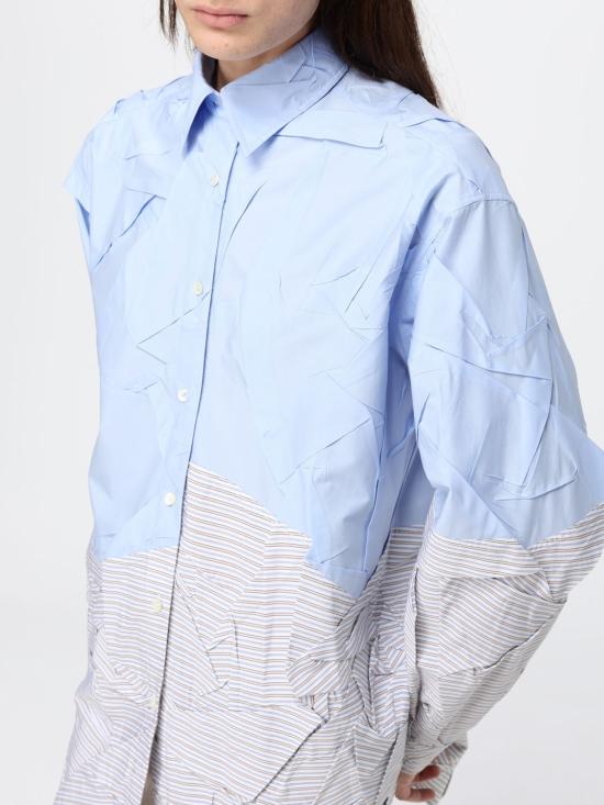 26SS 모스키노 셔츠 02230431 2293 Gnawed Blue - MOSCHINO