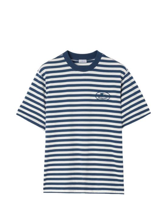 26FW 버버리 반팔 티셔츠 8127627 C6462 Nickel blue cotton w