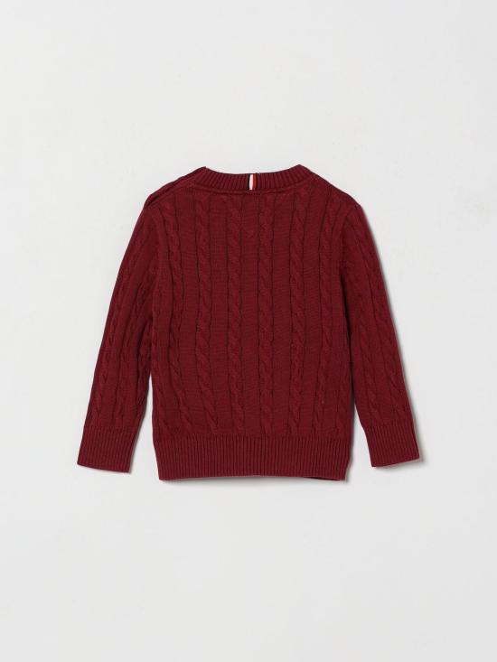26SS [키즈] 타미힐피거 풀오버 KB0KB09753 VK0 Burgundy - TOMMY HILFIGER