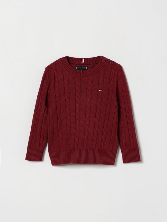 26SS [키즈] 타미힐피거 풀오버 KB0KB09753 VK0 Burgundy