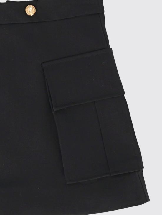 26FW [키즈] 발망 스커트 BZ7A21I0196 930OR Black - BALMAIN
