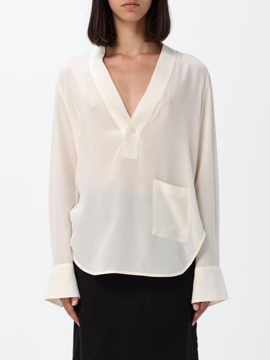 26FW 빅토리아 베컴 블라우스 1326WSH007339B 3 Ivory