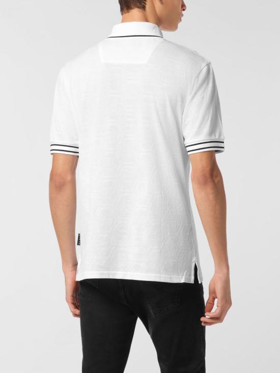 26SS 필립 플레인 폴로 티셔츠 UAECMTK8792PTE021N 01 White - PHILIPP PLEIN