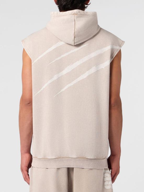 26FW 플레인스포츠 후드 티셔츠 PAFCMJC0122STE003N 06 Beige - PLEIN SPORT