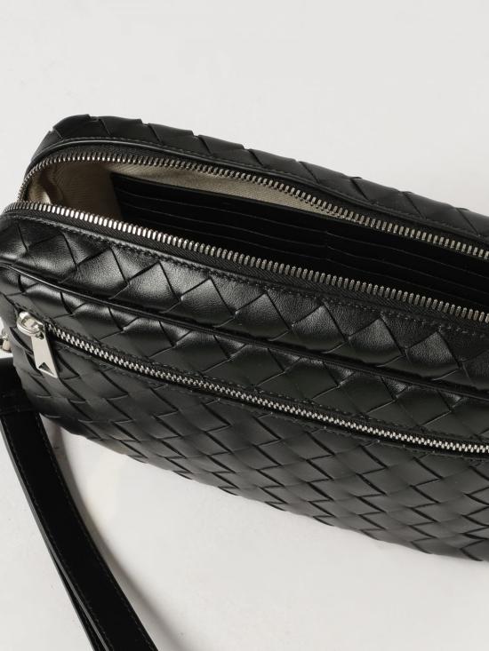 26SS 보테가베네타 인트레치아토 파우치 777390V2HL1 8803 Black - BOTTEGA VENETA
