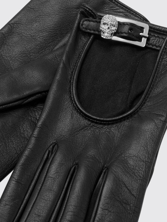 26FW 필립 플레인 장갑 FADAWVB0023PLE005N 02 Black - PHILIPP PLEIN