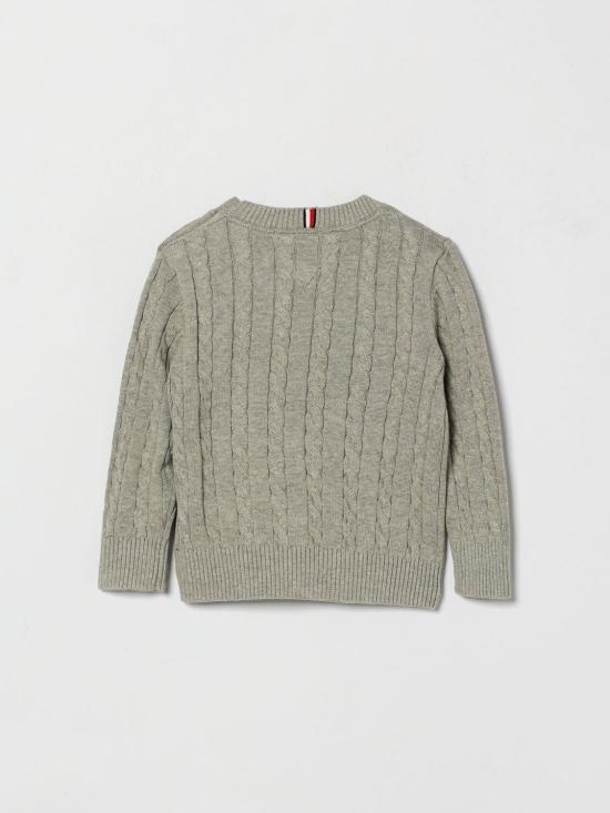 26SS [키즈] 타미힐피거 풀오버 KB0KB09753 A1G Grey - TOMMY HILFIGER