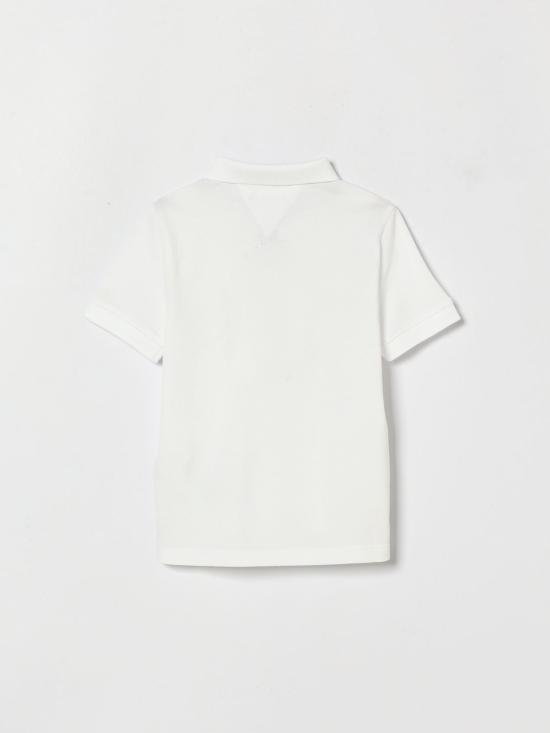 26SS [키즈] 타미힐피거 폴로 셔츠 KB0KB10227 YBR White - TOMMY HILFIGER