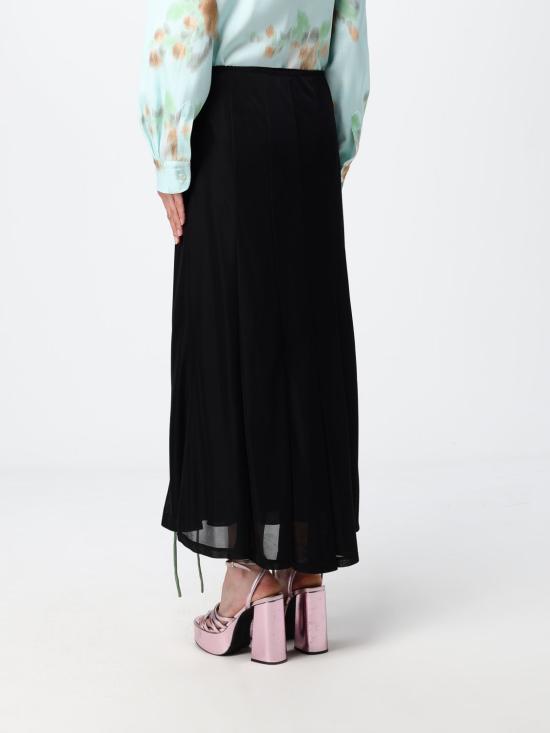 26SS 모스키노 롱 스커트 01200446 1555 Black - MOSCHINO