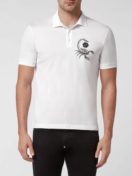 26SS 필립 플레인 폴로 티셔츠 UACCMTK5595PJY002N 01 White
