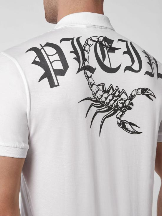 26SS 필립 플레인 폴로 티셔츠 UACCMTK5595PJY002N 01 White - PHILIPP PLEIN