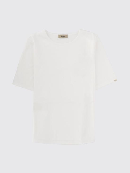 26SS 에르노 반팔 티셔츠 JG000258DM0152063 1000 White - HERNO