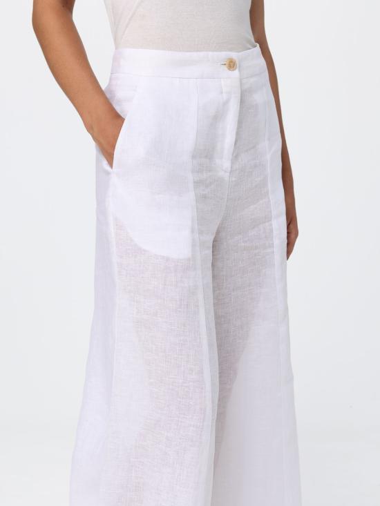 26SS 세미쿠튀르 스트레이트 팬츠 S6SN35 A030 White - SEMI-COUTURE
