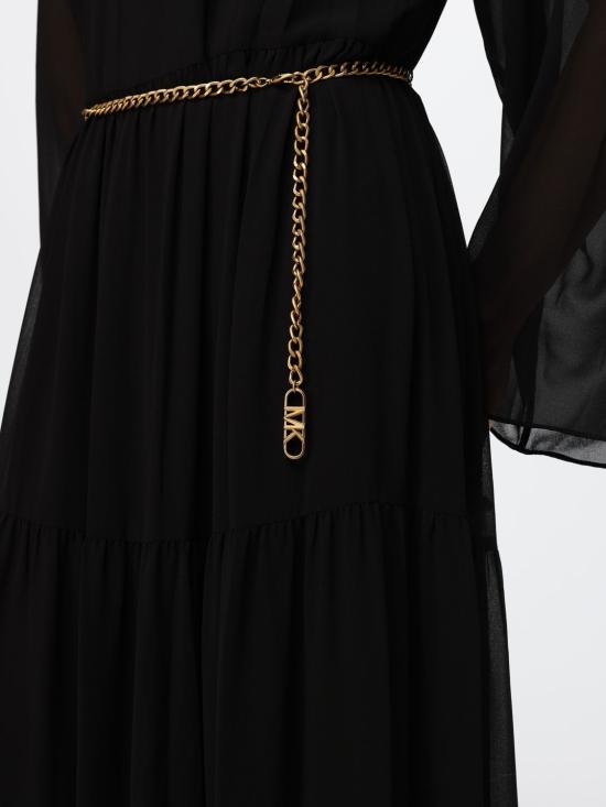 26FW 마이클 코어스 롱 원피스 MT683L17R3 001 Black - MICHAEL KORS