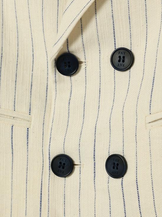 26SS [키즈] 페이 캐주얼 자켓 FY2Q54I0323 101BL Yellow Cream - FAY