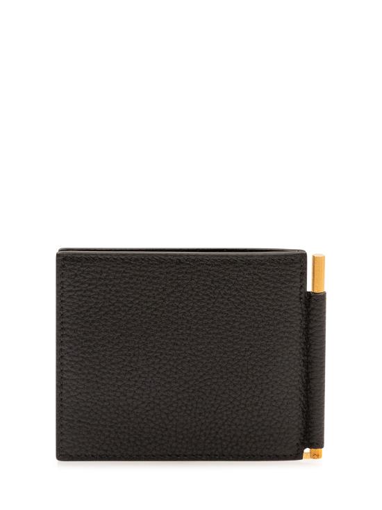 26FW 톰포드 그레인 레더 머니 클립 Y0231LCL158G NAA BLACK - TOMFORD