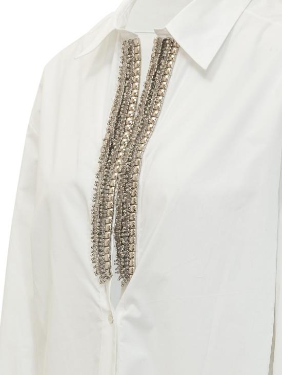 26FW 핑코 셔츠 104708A3HR Z04 BIANCO BRILL - PINKO