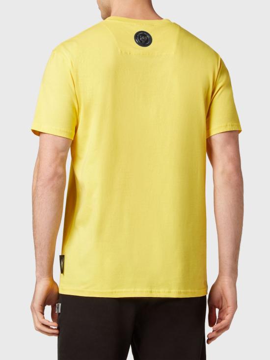 26SS 플레인스포츠 반팔 티셔츠 PACCMTK6318SJY001N 29 Yellow - PLEIN SPORT