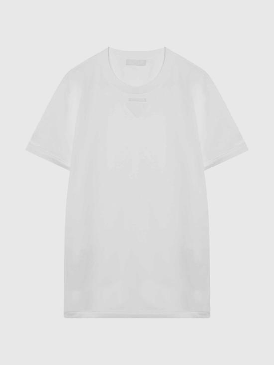 26SS 프라다 반팔 티셔츠 UJN979SOOO11CD F0009 White