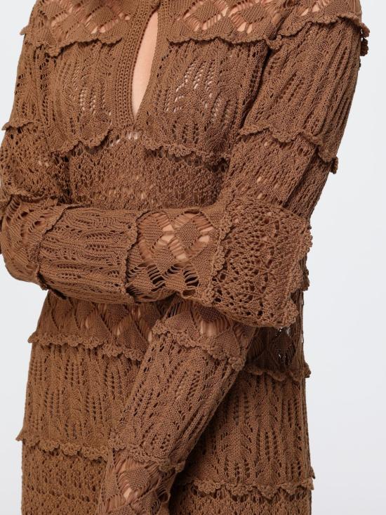 26SS 세미쿠튀르 미디 스커트 S6SF05 T891 Beige - SEMI-COUTURE