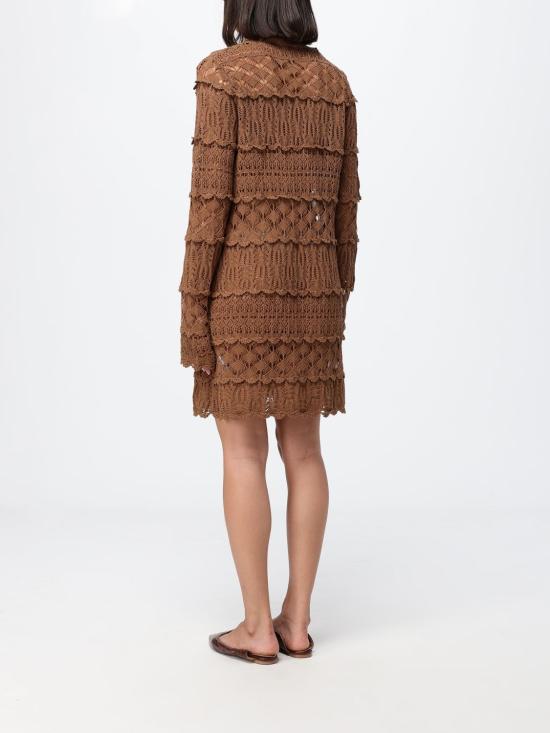 26SS 세미쿠튀르 미디 스커트 S6SF05 T891 Beige - SEMI-COUTURE
