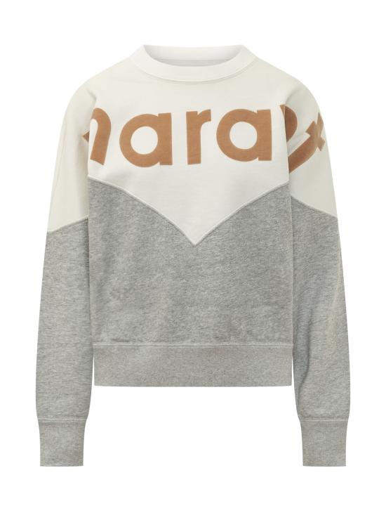 26FW 이자벨마랑에뚜왈 긴팔 티셔츠 23PSW0006FAA1M08E OFLY OFF WHITE L GREY