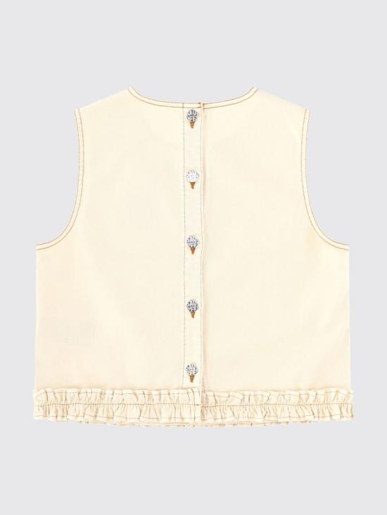 26SS 바움 운드 페르드가르텐 민소매 티셔츠 24804 C3076 Ivory - BAUM UND PFERDGARTEN