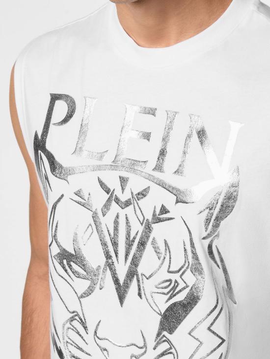 26SS 플레인스포츠 반팔 티셔츠 AADCMTK7947STE001N 0170 White - PLEIN SPORT