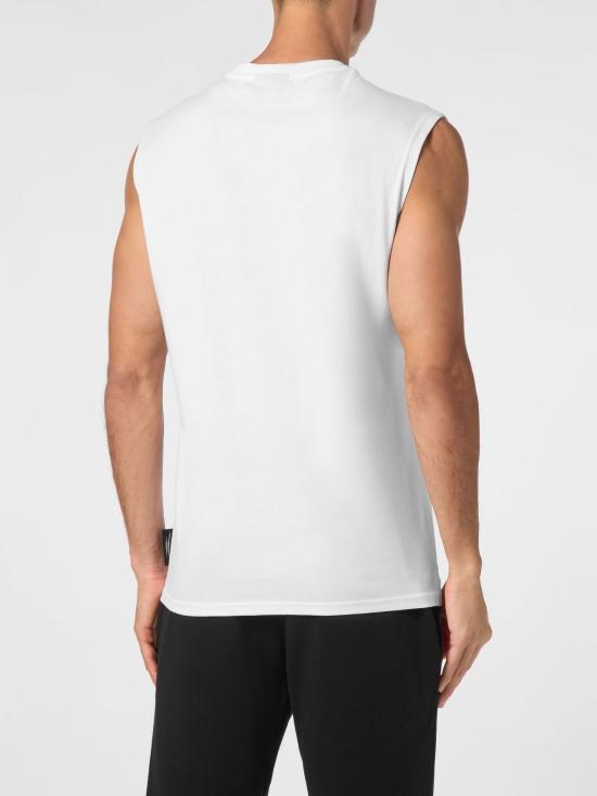 26SS 플레인스포츠 반팔 티셔츠 AADCMTK7947STE001N 0170 White - PLEIN SPORT