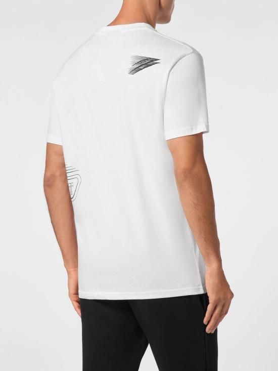 26SS 플레인스포츠 반팔 티셔츠 AADCMTK7948STE001N 01 White - PLEIN SPORT