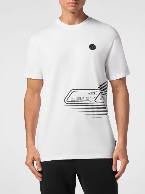 26SS 플레인스포츠 반팔 티셔츠 AADCMTK7948STE001N 01 White