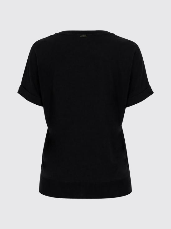 26SS 에르노 반팔 티셔츠 JG000312D52056 9300 Black - HERNO