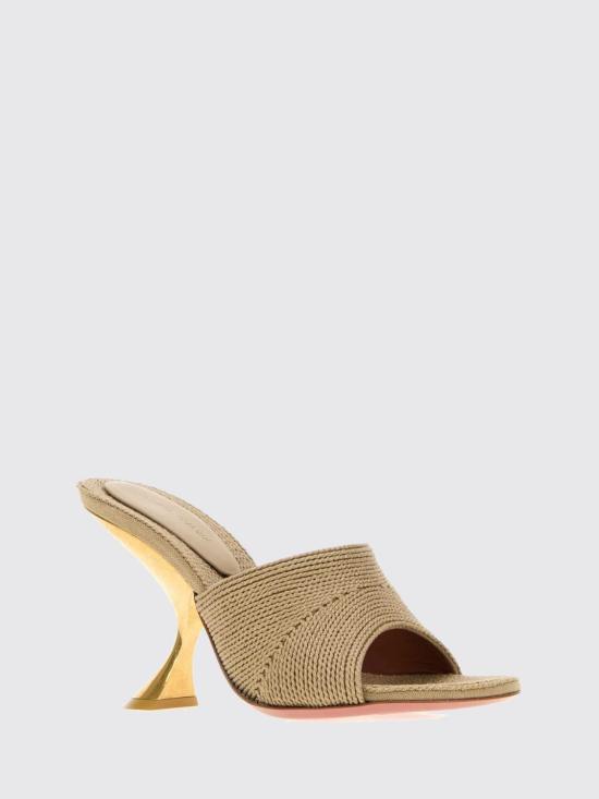 26SS 아미나 무아디 힐/펌프스 TAYLORWOVENSLIPPER90 DARBEI Beige - AMINA MUADDI