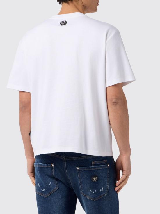 26SS 필립 플레인 반팔 티셔츠 AAECMTK8749PJY002N 01 White - PHILIPP PLEIN
