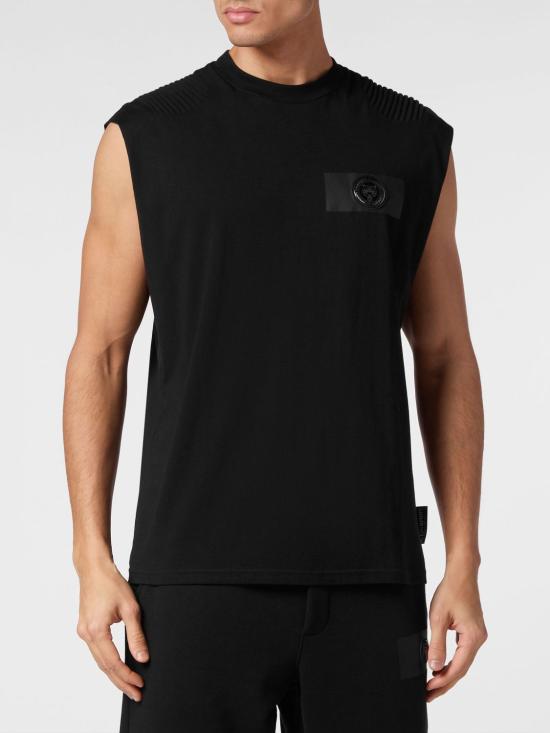 26SS 플레인스포츠 반팔 티셔츠 FADCMTK7573STE003N 0202 Black