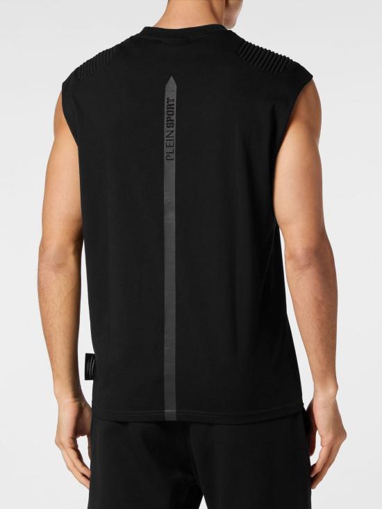 26SS 플레인스포츠 반팔 티셔츠 FADCMTK7573STE003N 0202 Black - PLEIN SPORT