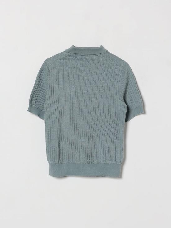 26SS [키즈] 브루넬로 쿠치넬리 폴로 셔츠 B29M81905 C7864 Sky - BRUNELLO CUCINELLI