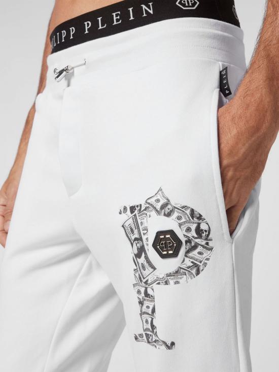 26SS 필립 플레인 트레이닝/조거 팬츠 LABCMJT2107PJO002N 01 White - PHILIPP PLEIN