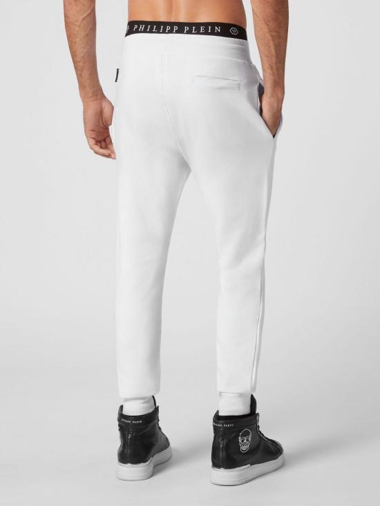 26SS 필립 플레인 트레이닝/조거 팬츠 LABCMJT2107PJO002N 01 White - PHILIPP PLEIN