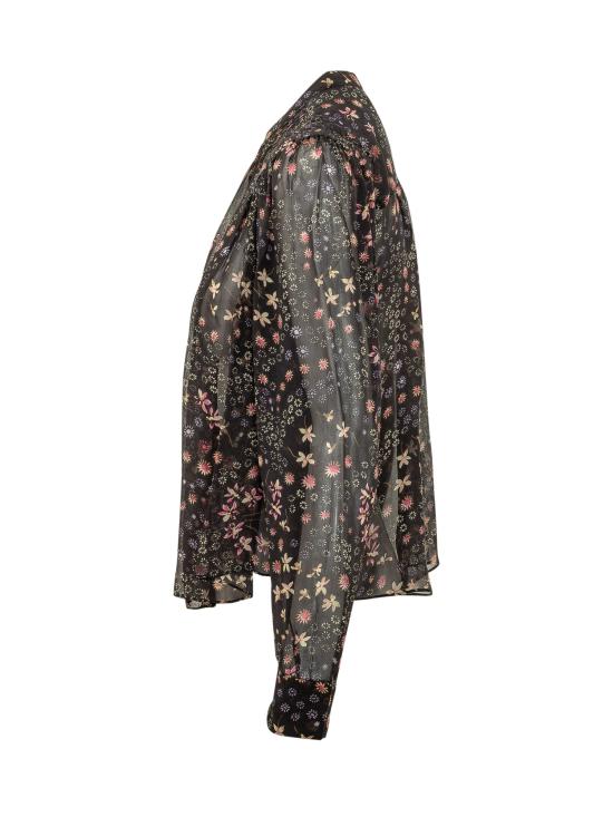 26FW 이자벨마랑에뚜왈 블라우스 26AHT0947FAD3J01E BKEC BLACK ECRU - ISABEL MARANT ETOILE