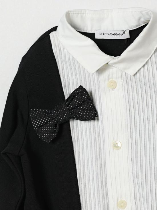 26SS [키즈] 돌체앤가바나 트레이닝 웨어 L1JO9QG7JTD N0000 Black - DOLCE & GABBANA