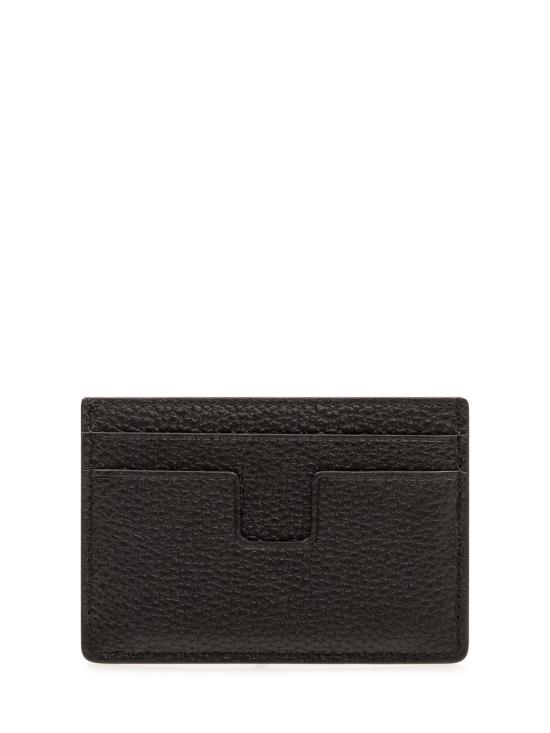 26FW 톰포드 그레인 레더 클래식 카드 홀더 Y0232LCL158G NAA BLACK - TOMFORD