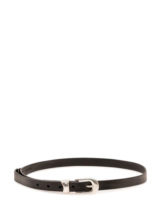 26FW 아워레가시 2cm 레더 벨트 A2208BBLA BLACK LEATHER