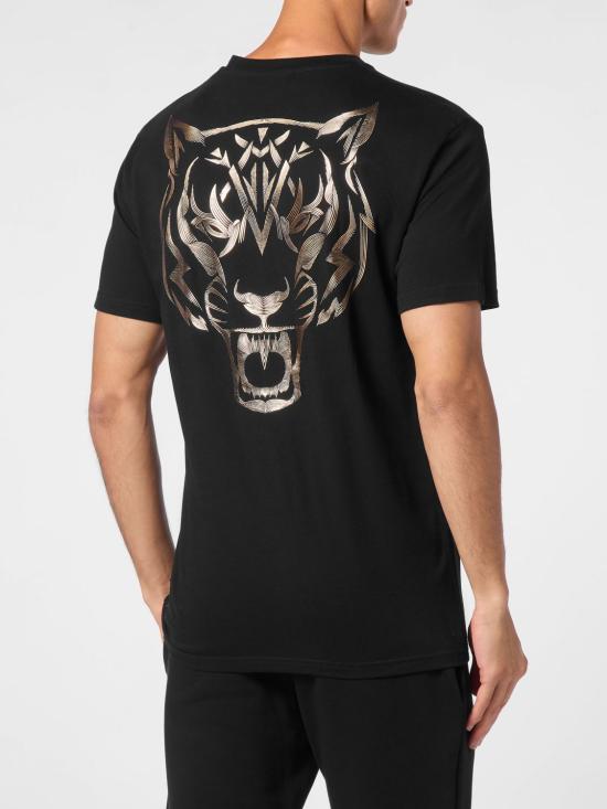 26SS 플레인스포츠 반팔 티셔츠 AADCMTK7942STE001N 02 Black - PLEIN SPORT