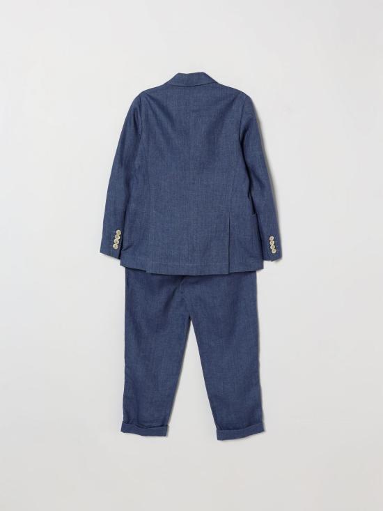 26SS [키즈] 브루넬로 쿠치넬리 캐주얼 세트 BB430A137 C013 Blue - BRUNELLO CUCINELLI