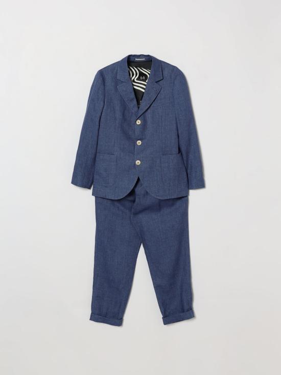 26SS [키즈] 브루넬로 쿠치넬리 캐주얼 세트 BB430A137 C013 Blue